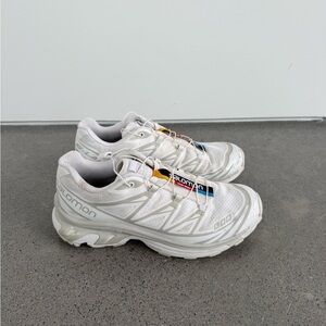 Salomon White Athletic Trail Shoe